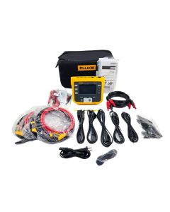 Fluke 1736 Three Phase Advanced Power Quality Logger Analyzer w/ Accessories