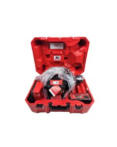 Milwaukee 3701-21 M18 18V Red Exterior Rotary Laser Level Kit w/ Receiver