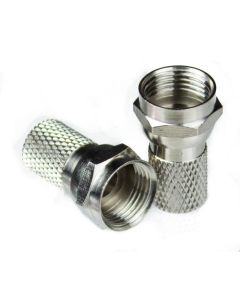 Eclipse Tools Twist-on Catv F Connectors, Rg59, 100 Pack 902-384-100